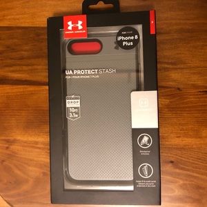 Gray UA iPhone 7/8 Plus Protect Stash case